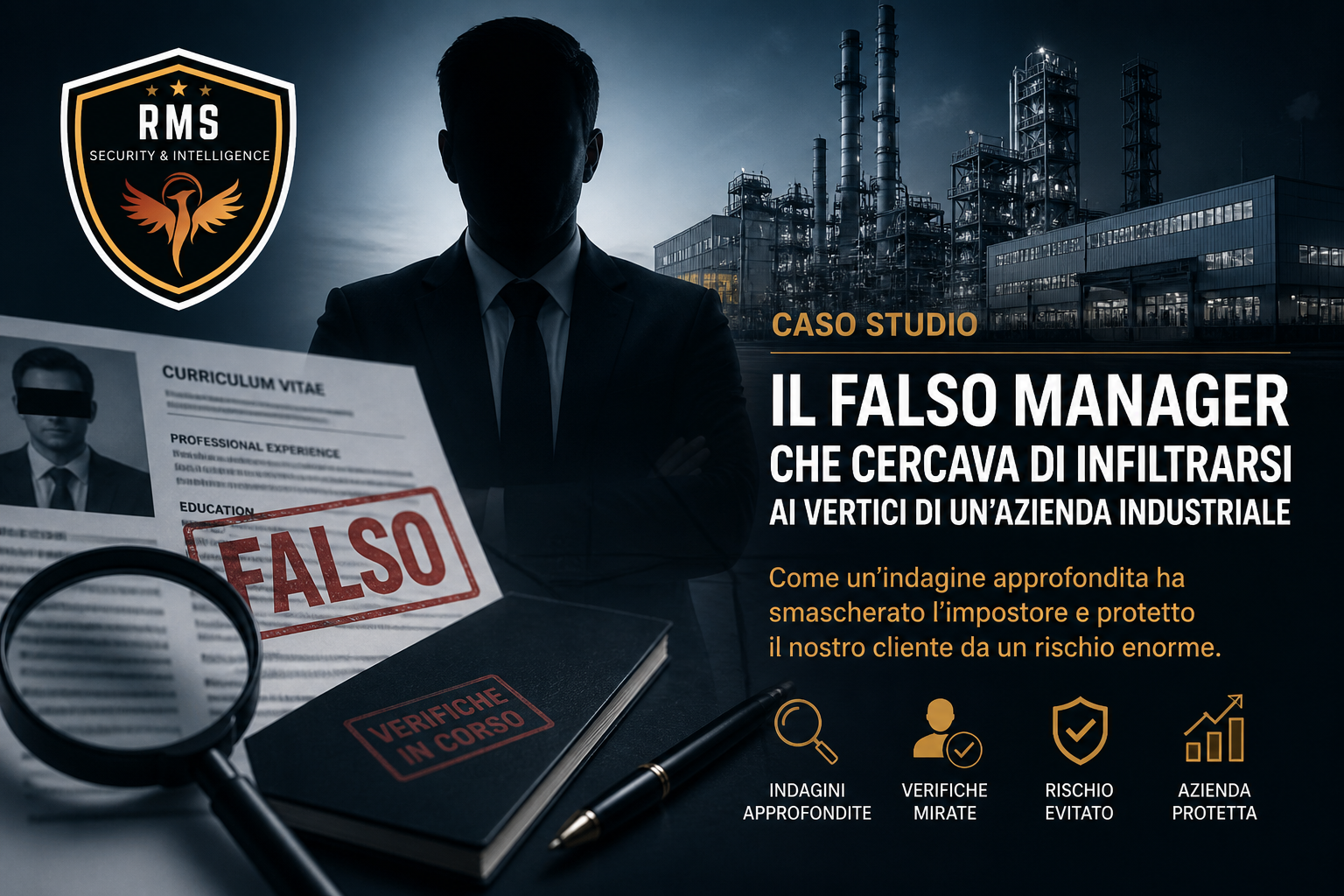 Caso Studio: Il Falso Manager che Cercava di Infiltrarsi ai Vertici di un’Azienda Industriale